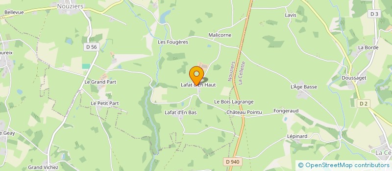localisation de l'entreprise GAEC CHEZEAU à NOUZIERS