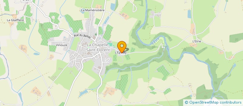 localisation de l'entreprise GAEC CHIRON FRERES à MAUGES-SUR-LOIRE