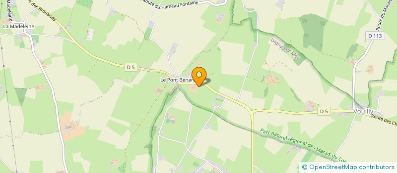 localisation de l'entreprise GAEC CHITEL  ISIGNY-SUR-MER