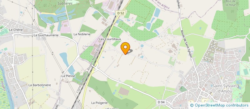 localisation de l'entreprise GAEC CHOUTEAU à VERRIERES-EN-ANJOU
