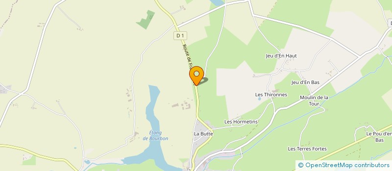 localisation de l'entreprise GAEC CLAME-AUBOUARD  BOURBON L'ARCHAMBAULT