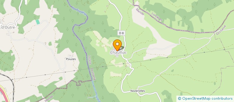 localisation de l'entreprise GAEC CLAVEL DE CHAULHAC à CHAULHAC