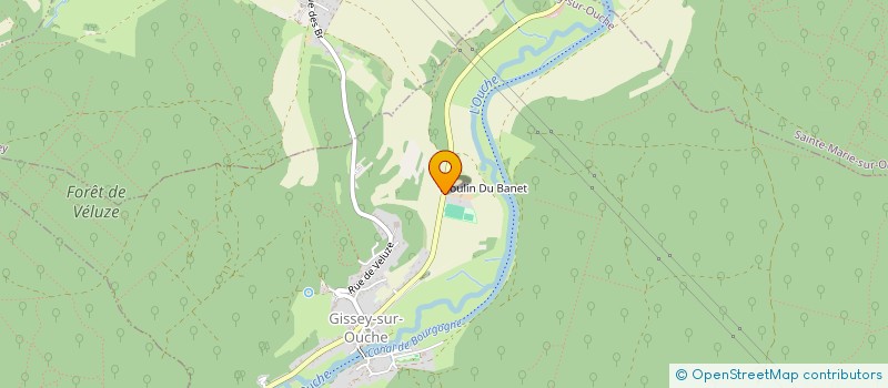 localisation de l'entreprise GAEC CLEMENT  GISSEY-SUR-OUCHE