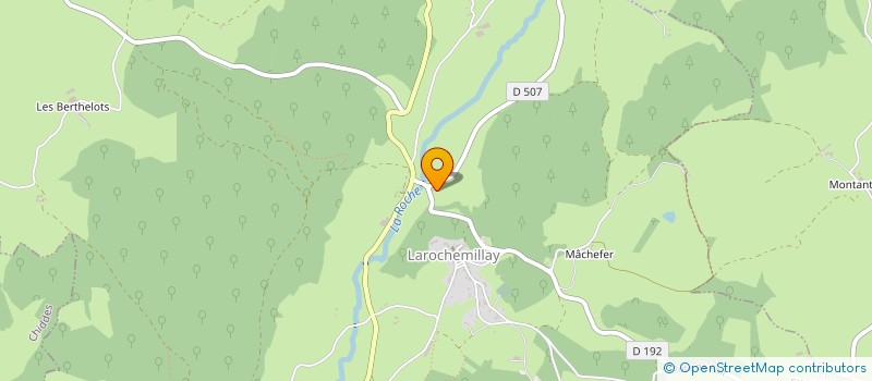 localisation de l'entreprise GAEC CLOIX à LAROCHEMILLAY