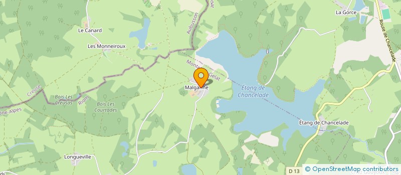 localisation de l'entreprise GAEC CLUZEL HEURTIER  MONTEL-DE-GELAT