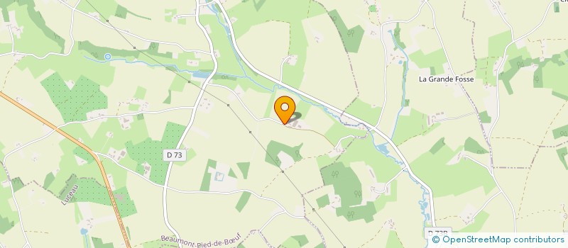 localisation de l'entreprise GAEC CMJ ROUILLARD à BEAUMONT PIED DE BOEUF
