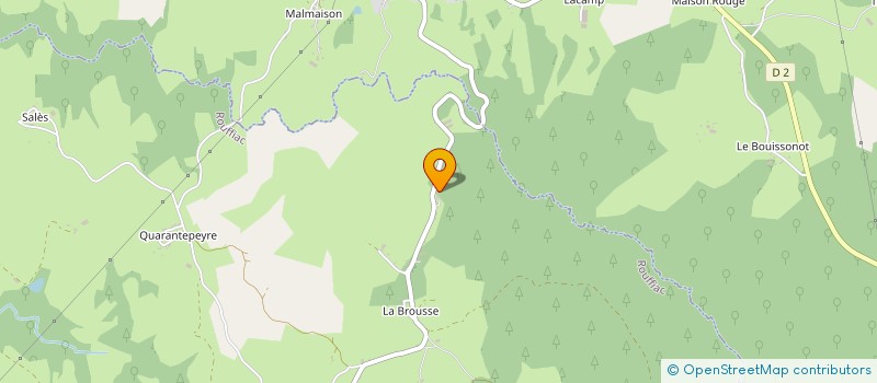 localisation de l'entreprise GAEC COCURAL à ROUFFIAC