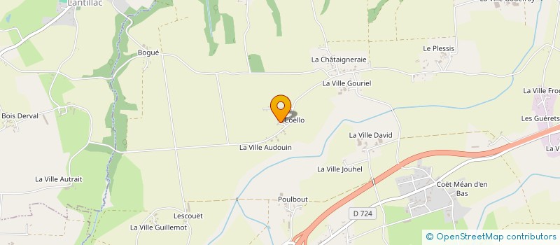 localisation de l'entreprise GAEC COET-LO  GUEGON