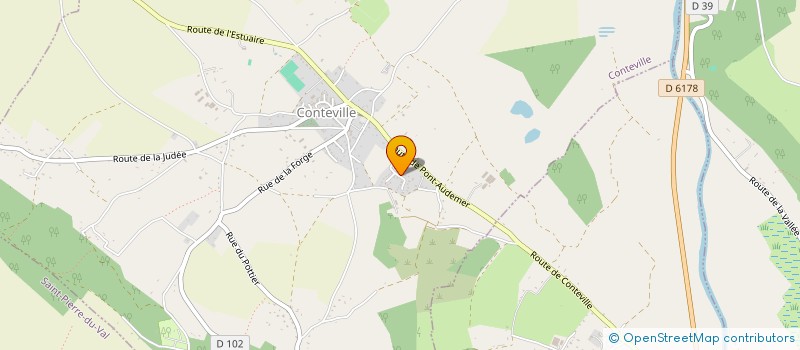 localisation de l'entreprise GAEC COEUR DE RUCHES  CONTEVILLE