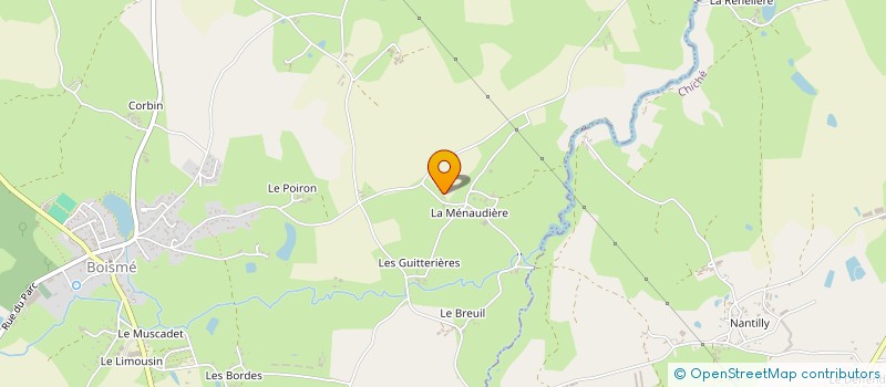 localisation de l'entreprise GAEC COGNY  BOISME