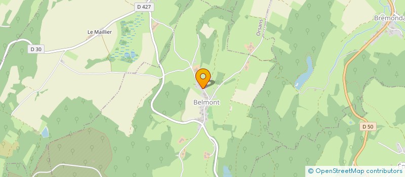 localisation de l'entreprise GAEC COLIN FABIEN ET ALEXANDRE  BELMONT