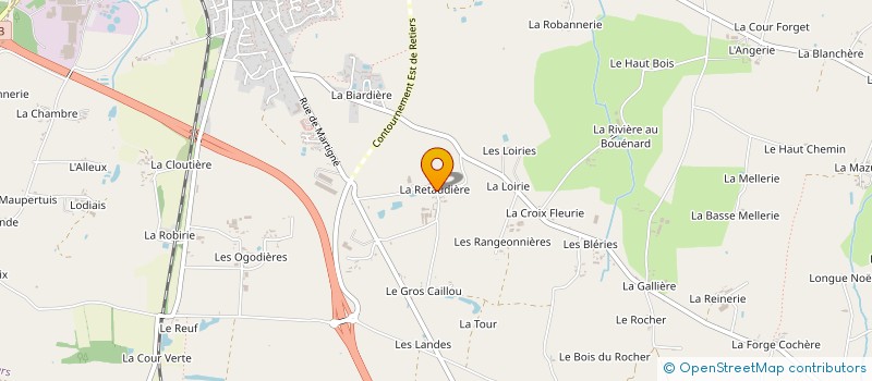 localisation de l'entreprise GAEC COLLET IS à RETIERS