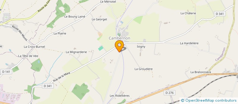 localisation de l'entreprise GAEC COLLETTE à CAMBERNON