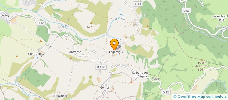 localisation de l'entreprise GAEC COLOMB à SAINTE-RADEGONDE