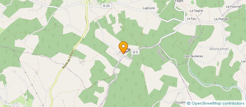 localisation de l'entreprise GAEC COMBE DE CAIX à PEYRILLES