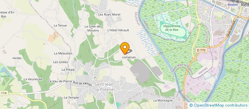 localisation de l'entreprise GAEC COMENAN à ALLAIRE