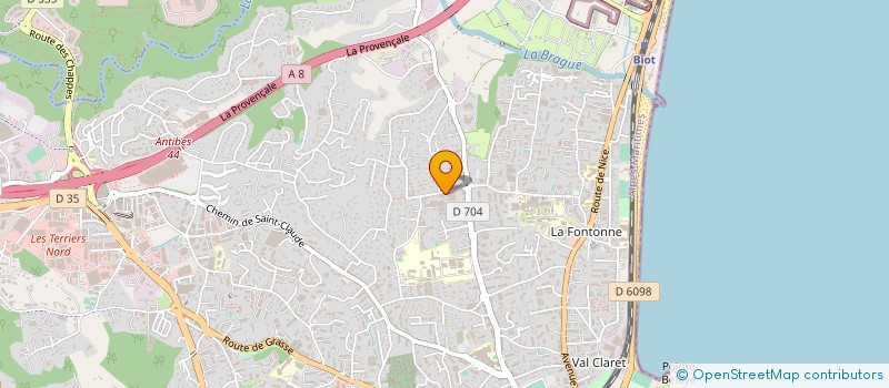 localisation de l'entreprise GAEC CONSTANS ET FILS à ANTIBES