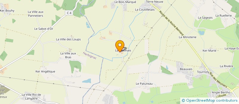 localisation de l'entreprise GAEC CONTRE LE VENT à MISSILLAC