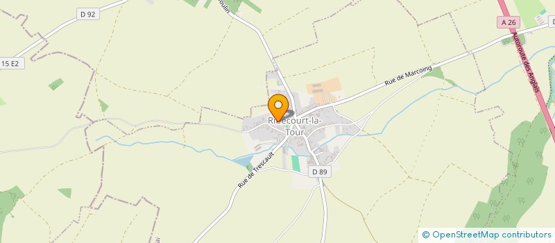 localisation de l'entreprise GAEC COQUELLE FRERES  RIBECOURT-LA-TOUR