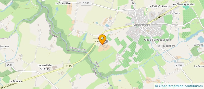 localisation de l'entreprise GAEC CORBET à OREE-D'ANJOU