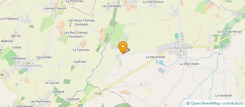 localisation de l'entreprise GAEC CORONA  LONGAULNAY