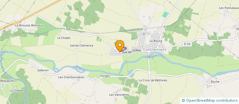 localisation de l'entreprise GAEC COSSET à CONCREMIERS