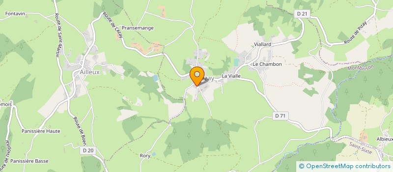 localisation de l'entreprise GAEC COUDOUR à CEZAY