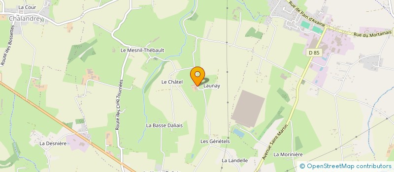 localisation de l'entreprise GAEC COUDRAY à ISIGNY-LE-BUAT