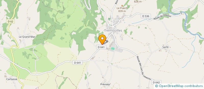 localisation de l'entreprise GAEC COULON  PRADES-SALARS