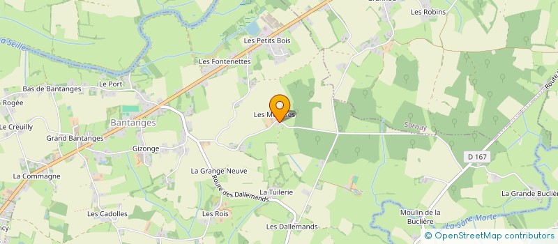 localisation de l'entreprise GAEC COULON JEAN-LUC à BANTANGES