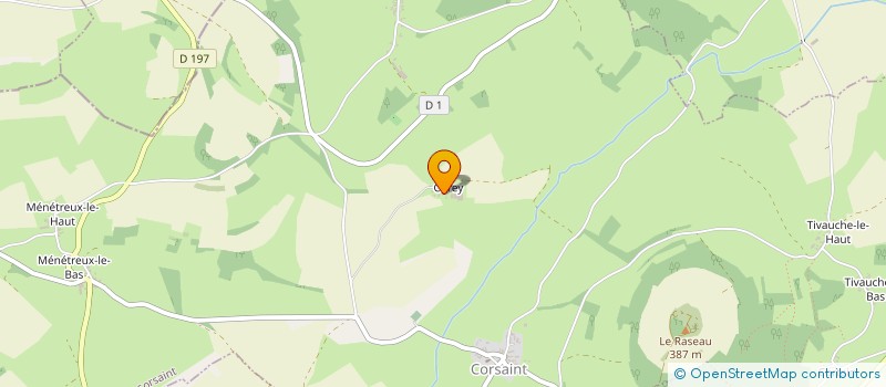 localisation de l'entreprise GAEC COUPET  CORSAINT