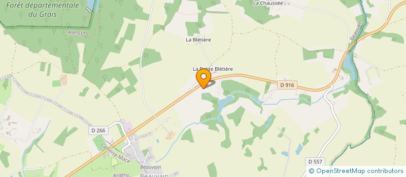 localisation de l'entreprise GAEC COUPRIT à LE GRAIS