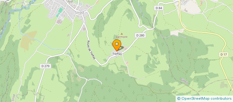 localisation de l'entreprise GAEC COURDIER à CHAPOIS
