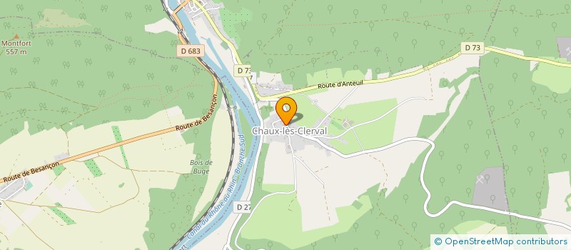 localisation de l'entreprise GAEC COURGEY  ANTEUIL