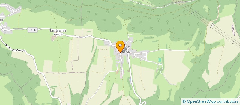 localisation de l'entreprise GAEC COURGEY GUYON  VALONNE