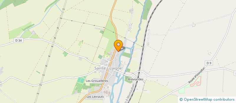localisation de l'entreprise GAEC COURSEAU à SAINTE-LIZAIGNE