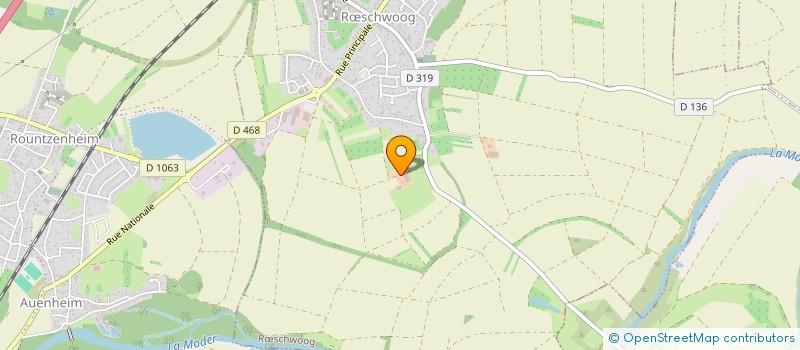 localisation de l'entreprise GAEC COUSANDIER  RSCHWOOG