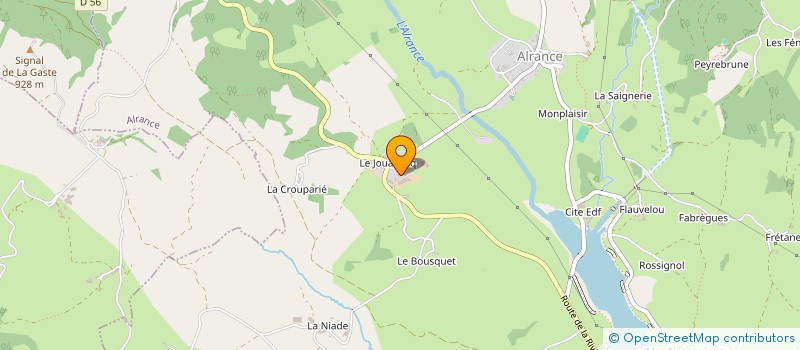 localisation de l'entreprise GAEC COUTAL-COSTES  ALRANCE