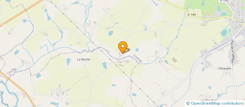 localisation de l'entreprise GAEC COUTANT  COURLAY