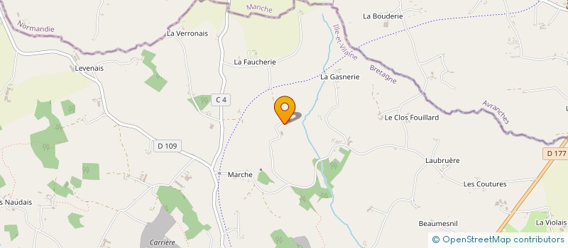 localisation de l'entreprise GAEC CP GUILLOUX à LOUVIGNE-DU-DESERT