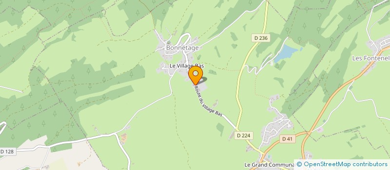 localisation de l'entreprise GAEC CRESSIER  BONNETAGE