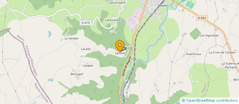 localisation de l'entreprise GAEC CROIX DE PIERRE à LEYNHAC