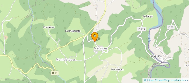 localisation de l'entreprise GAEC CROIZET à SAINT-URCIZE