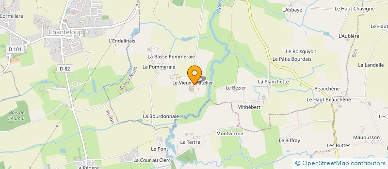 localisation de l'entreprise GAEC CRUBLET DESMONS à CORPS-NUDS
