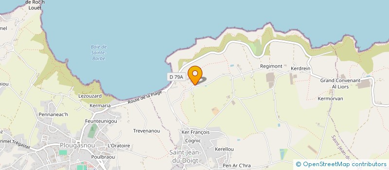 localisation de l'entreprise GAEC CUEFF à ST-JEAN-DU-DOIGT