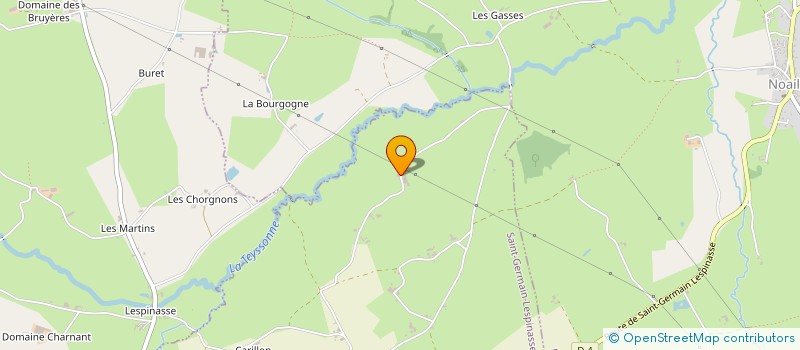 localisation de l'entreprise GAEC CUISSET-GACON  SAINT-GERMAIN-LESPINASSE