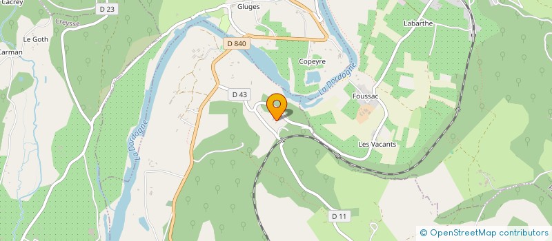 localisation de l'entreprise GAEC D'AL PRADEL à CUZANCE