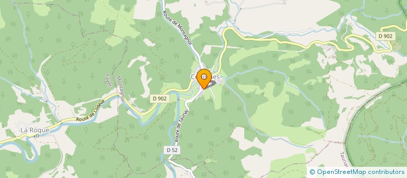 localisation de l'entreprise GAEC D'ALBAGNAC à MONTAGNOL