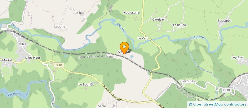 localisation de l'entreprise GAEC D'ALBUSSAC à YTRAC