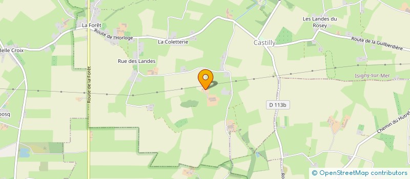 localisation de l'entreprise GAEC D'AMONT LA VILLE à ISIGNY-SUR-MER